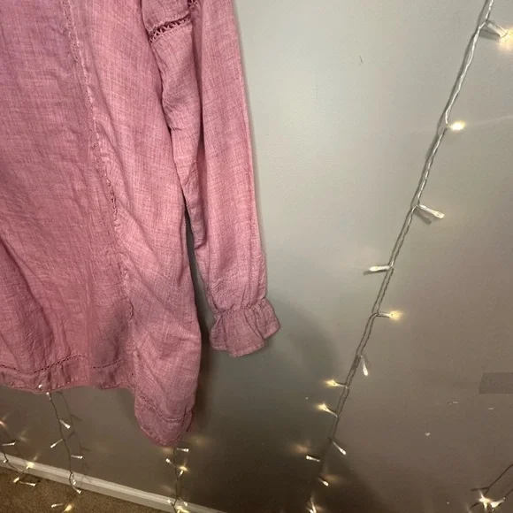 Umgee :Women’s Pink with flowers Dress-Size Medium - Picture 5 of 5